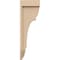 Ekena Millwork 3"W x 6"D x 18"H Thin Bryant Rough Cedar Woodgrain TimberThane Corbel, Primed Tan CORUR03X06X18BRYRCPR - alternate 5